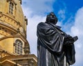 Martin Luther memorial near Frauenkirche Dresden Royalty Free Stock Photo