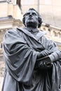 The Martin Luther monument in Dresden Germany