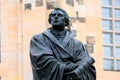 The Martin Luther monument in Dresden Germany Royalty Free Stock Photo