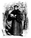 Martin Luther vintage illustration