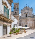 Summer morning in Martina Franca, province of Taranto, Apulia, southern Italy.