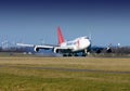 Martinair Cargo landing on Polderbaan Schiphol Amsterdam Airport