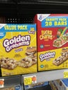 Walmart interior breakfast bars Golden graham Lucky charms