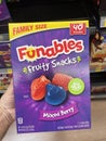 Walmart interior Funables kid snacks mixed berry