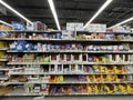 Walmart retail grocery store interior baking section