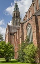 Martini church and tower in the center of Groningen Royalty Free Stock Photo