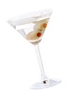 Martini Dry With Pimento Olives Royalty Free Stock Photo