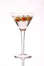 Martini, fresh Coctail isolated on white Royalty Free Stock Photo