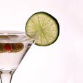 Martini, fresh Coctail isolated on white Royalty Free Stock Photo