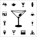 martini glass icon. Bar icons universal set for web and mobile Royalty Free Stock Photo