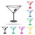 martini glass icon. Elements of bar in multi colored icons. Premium quality graphic design icon. Simple icon for websites, web des Royalty Free Stock Photo