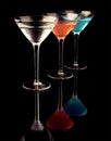 Martini Glasses Royalty Free Stock Photo