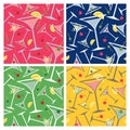 Martini Pattern Royalty Free Stock Photo