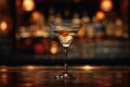 Martini shaken to perfection in a sophisticated London club Royalty Free Stock Photo