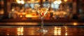 Martini shaken to perfection in a sophisticated London club Royalty Free Stock Photo