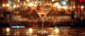 Martini shaken to perfection in a sophisticated London club Royalty Free Stock Photo