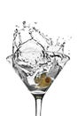 Martini Splash Royalty Free Stock Photo