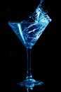 Martini splash Royalty Free Stock Photo