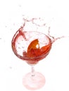 Martini splash Royalty Free Stock Photo