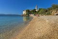 Martinica Beach near the Dominican monastery in Bol town on Brac Island