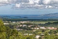 Martinique - View to Fort de France and Les Trois Ilets from the mountains