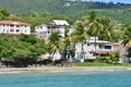 Martinique, picturesque city of Le diamant in West Indies