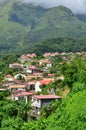 Martinique, picturesque city of Morne Rouge; in West Indies