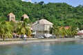 Martinique, picturesque city of Saint Pierre in West Indies Royalty Free Stock Photo