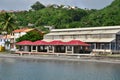 Martinique, picturesque city of Saint Pierre in West Indies Royalty Free Stock Photo