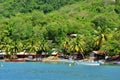 Martinique, picturesque city of Tartane in West Indies