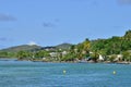 Martinique, picturesque village of Tartane in West Indies