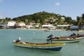 Martinique, the village of Sainte Anne