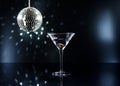 Martinis on the dance floor Royalty Free Stock Photo