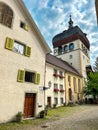 Martinsturm - a baroque watch tower in Bregenz, Austria