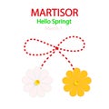 Martisor talisman traditional accessory Baba Marta Day Hello spring