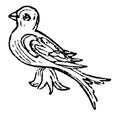 Martlet Difference used by armorists at the present time are nine in number, vintage engraving