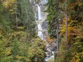 Martuljek lower waterfall, Slovenia