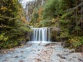 Martuljek lower waterfall, Slovenia