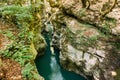 Martvili Canyon, Georgia. Landscape Abasha River. Natural Monumet Royalty Free Stock Photo