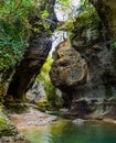 Martvili canyon in Georgia