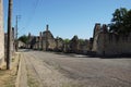 Martyr Village after Nazi Masacre of Oradour-sur-Glane, New Aquitaine, France Royalty Free Stock Photo