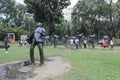 The Martyrdom of Dr. Jose Rizal large metal statues in Rizal Par