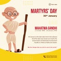 Banner design of martyrs` day