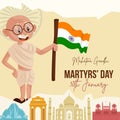 Banner design of martyrs` day