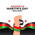 Martyrs Day Malawi Vector Design Template