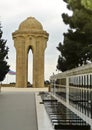 Martyrs Lane in Baku, Azerbaijan