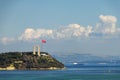 Martyrs\' Memorial with Aegean Sea View Royalty Free Stock Photo