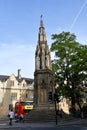 Oxford martyrs memorial tower in university of oxford