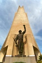 Martyrs Monument, Maqam Echahid is a symbol of Algeria's independence, a statue of a soldier with a torch, Algiers, Algeria Royalty Free Stock Photo