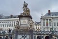 Martyrs` Square in Brussels, Belgium